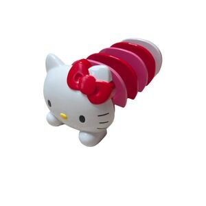 Hello Kitty CD Holder Stand Vintage Sanrio 2003 Red Pink